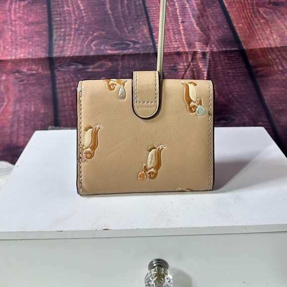 COACH Natural Small Trifold Wallet - Picture 3 of 8